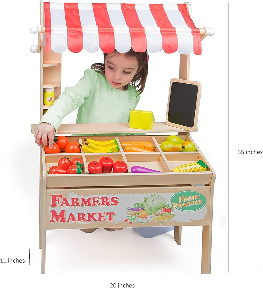 Mini Mercadito De Frutas Y Verduras