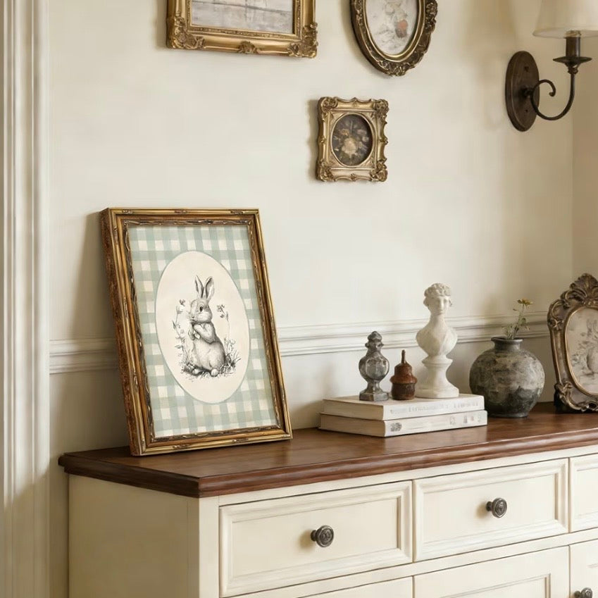 Cuadro Decorativo Bunny Vintage