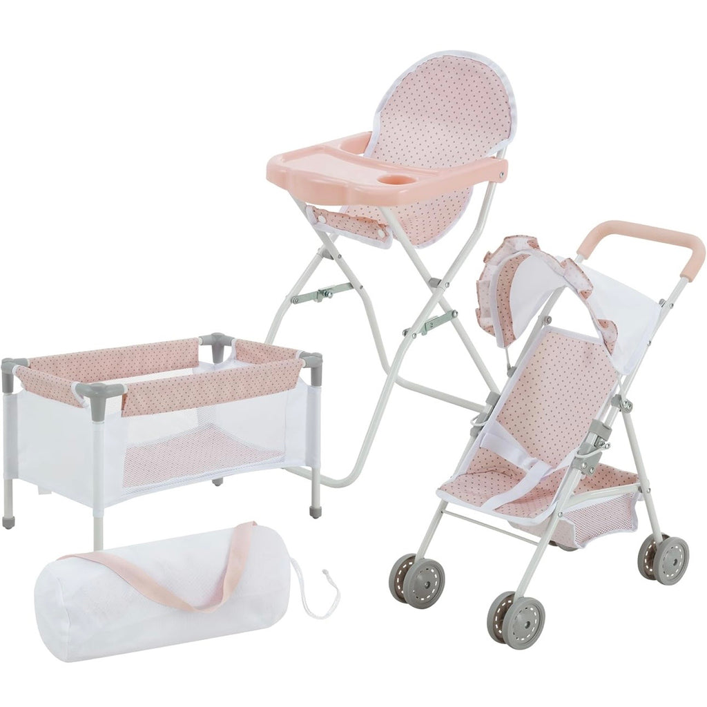Set De Juego Marietta Carriola Cuna y Silla