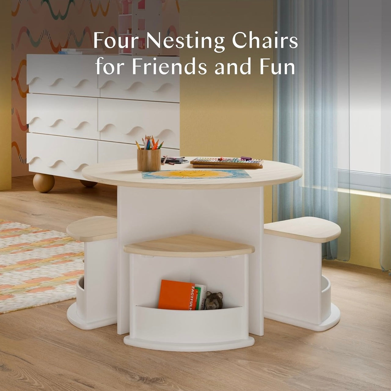 Mesa Y Sillas Nesting