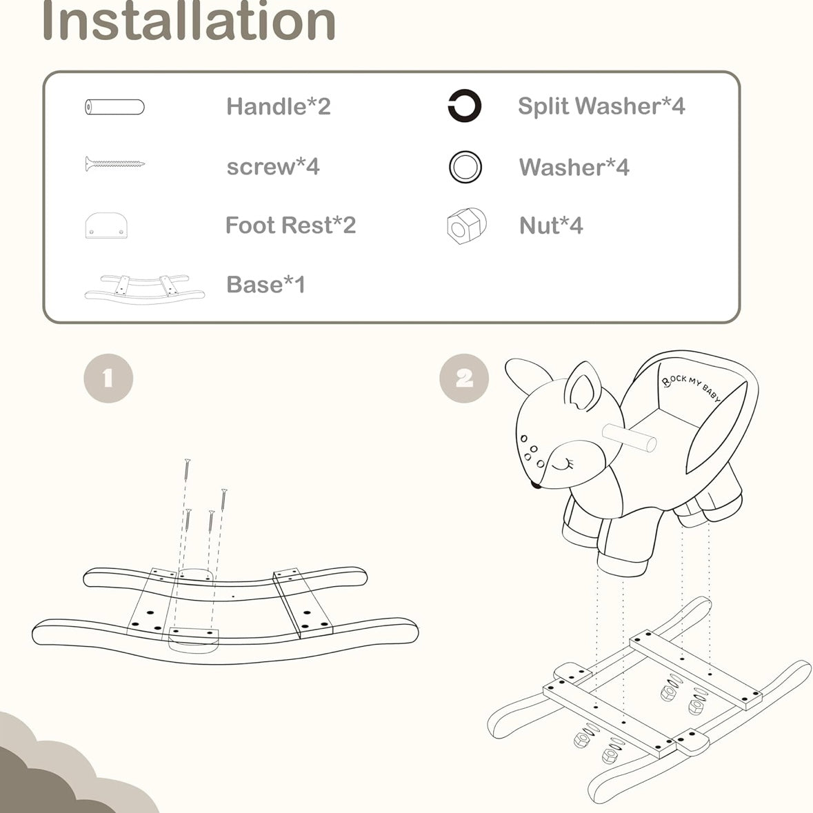 Ciervo Mecedor Canta Sueños