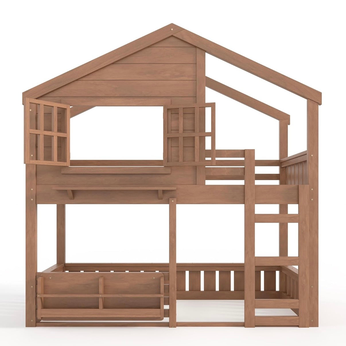 Cama Litera Casita Roble
