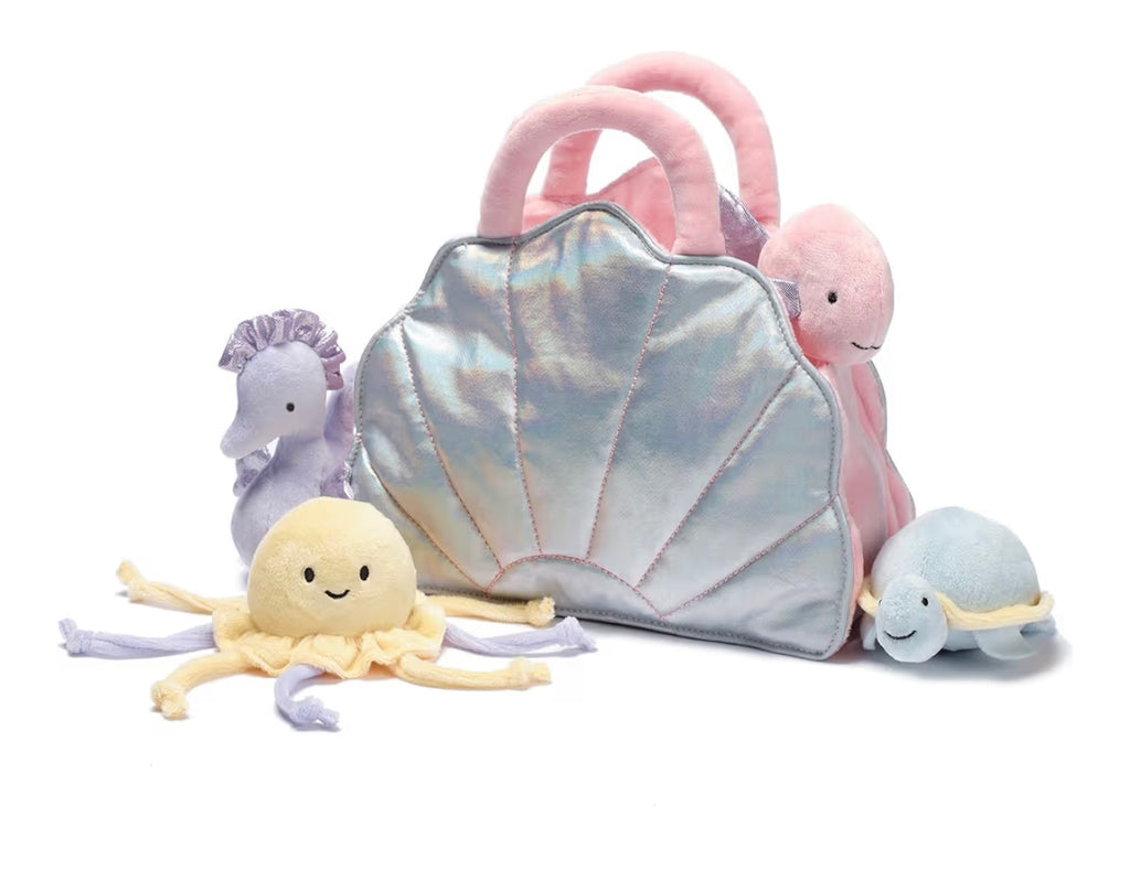Bolsa Oceanita Concha con Animalitos