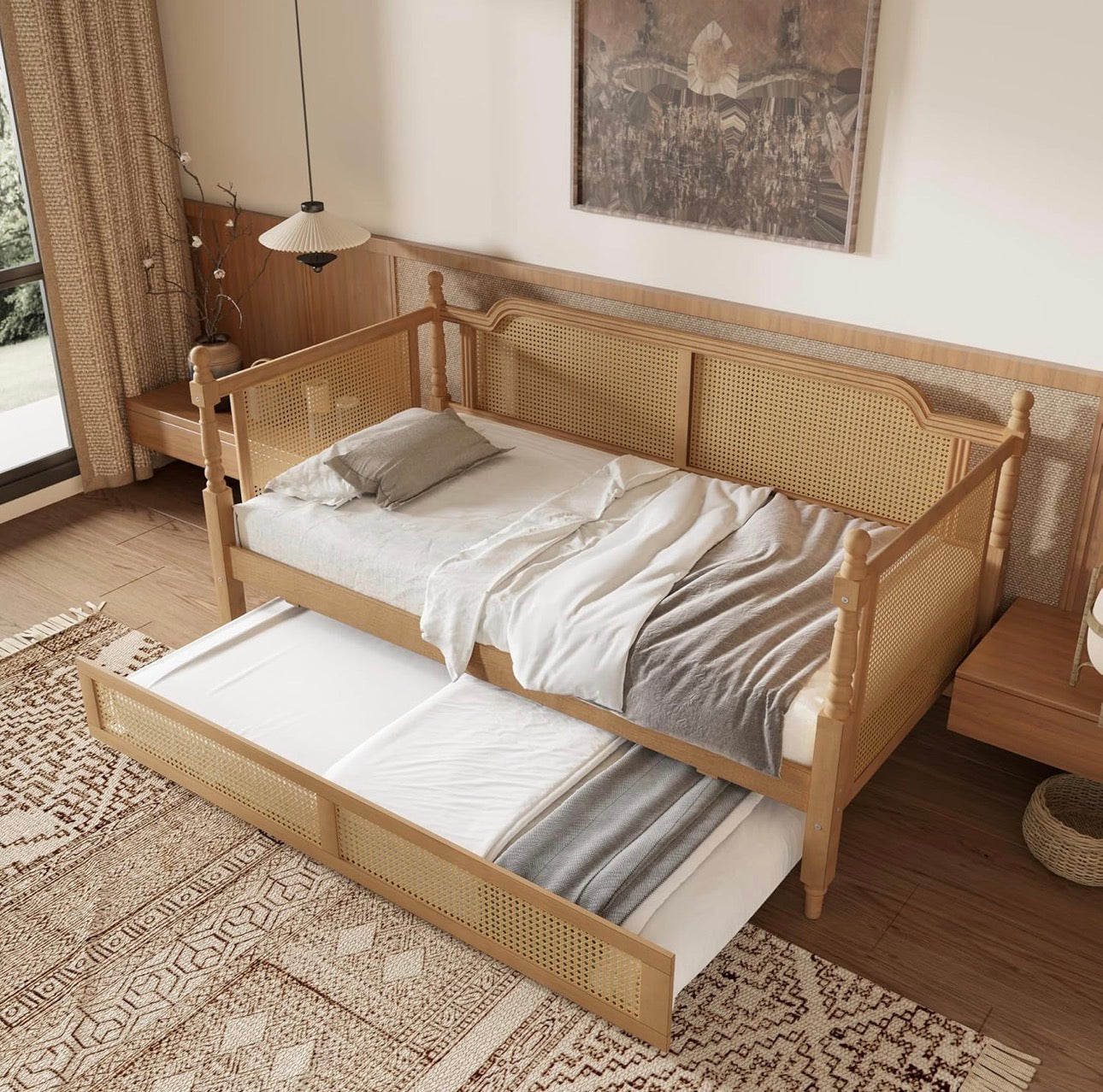 Cama Rattan Provence