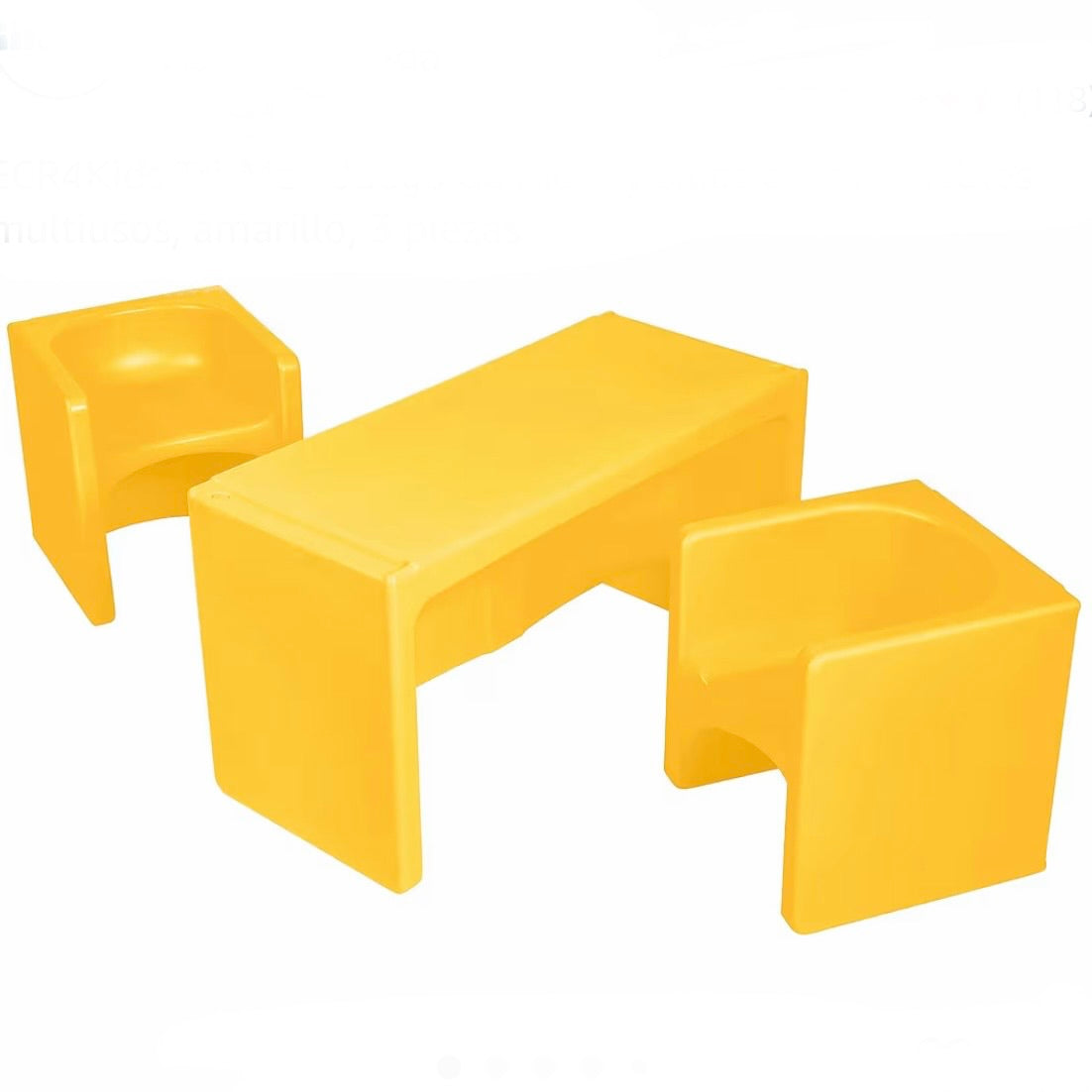 Mesa Cubo Play con Sillas
