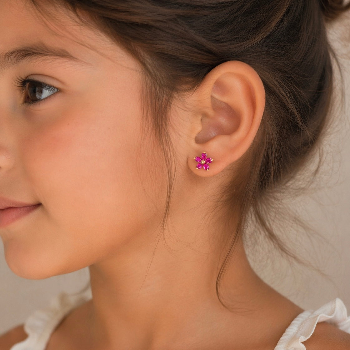 Aretes flor