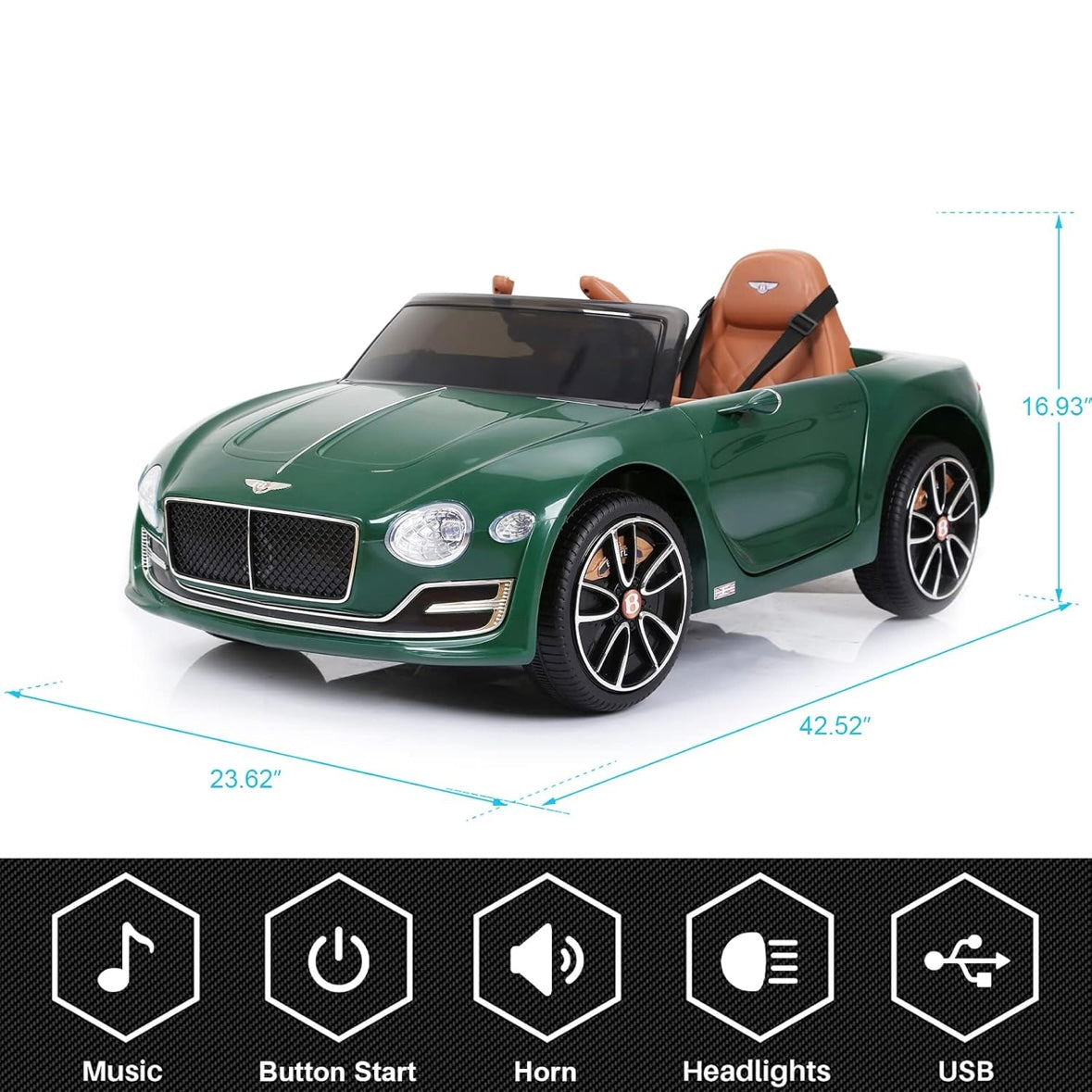 Carro Bentley Elite Auto Eléctrico Infantil