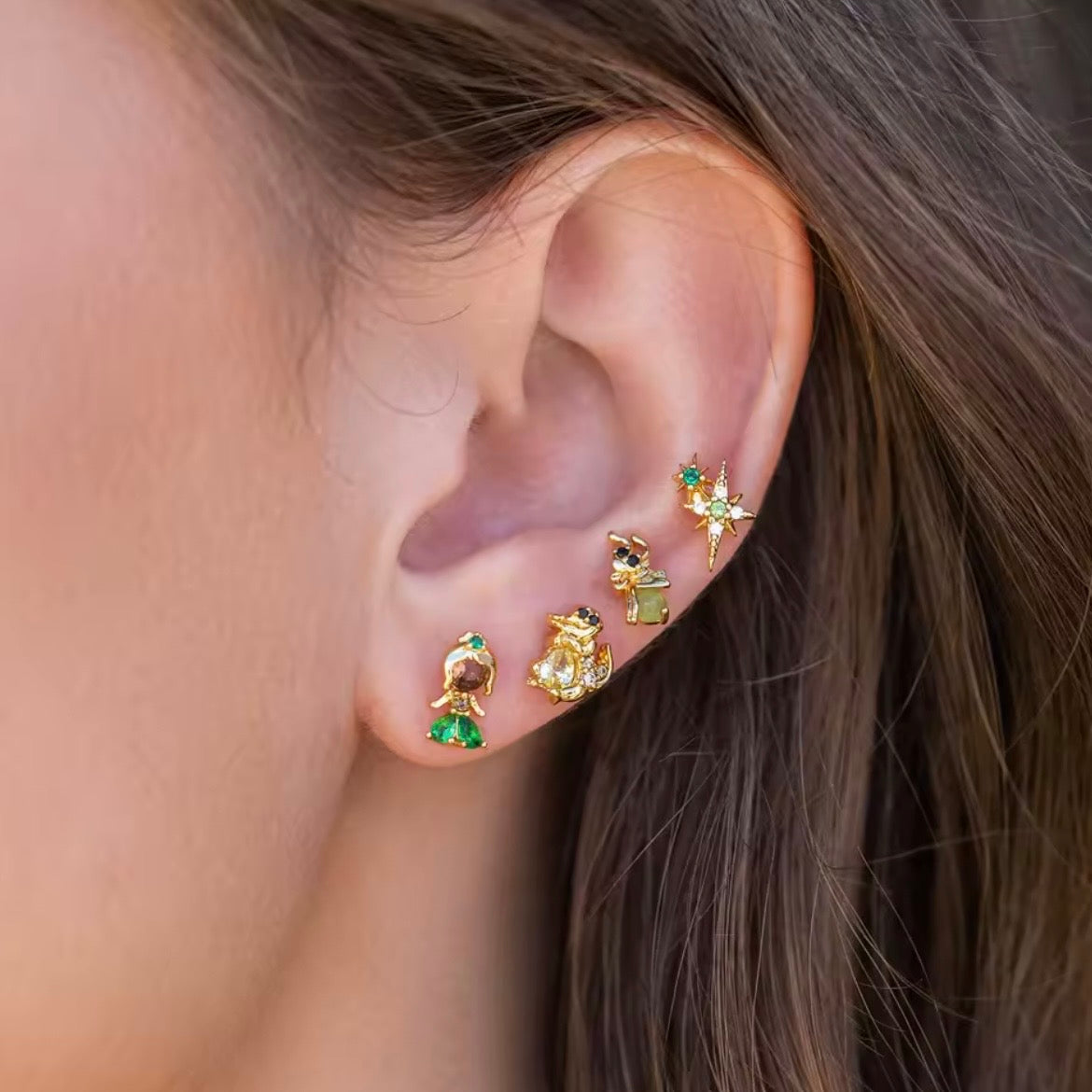 Set De Aretes Fantasy