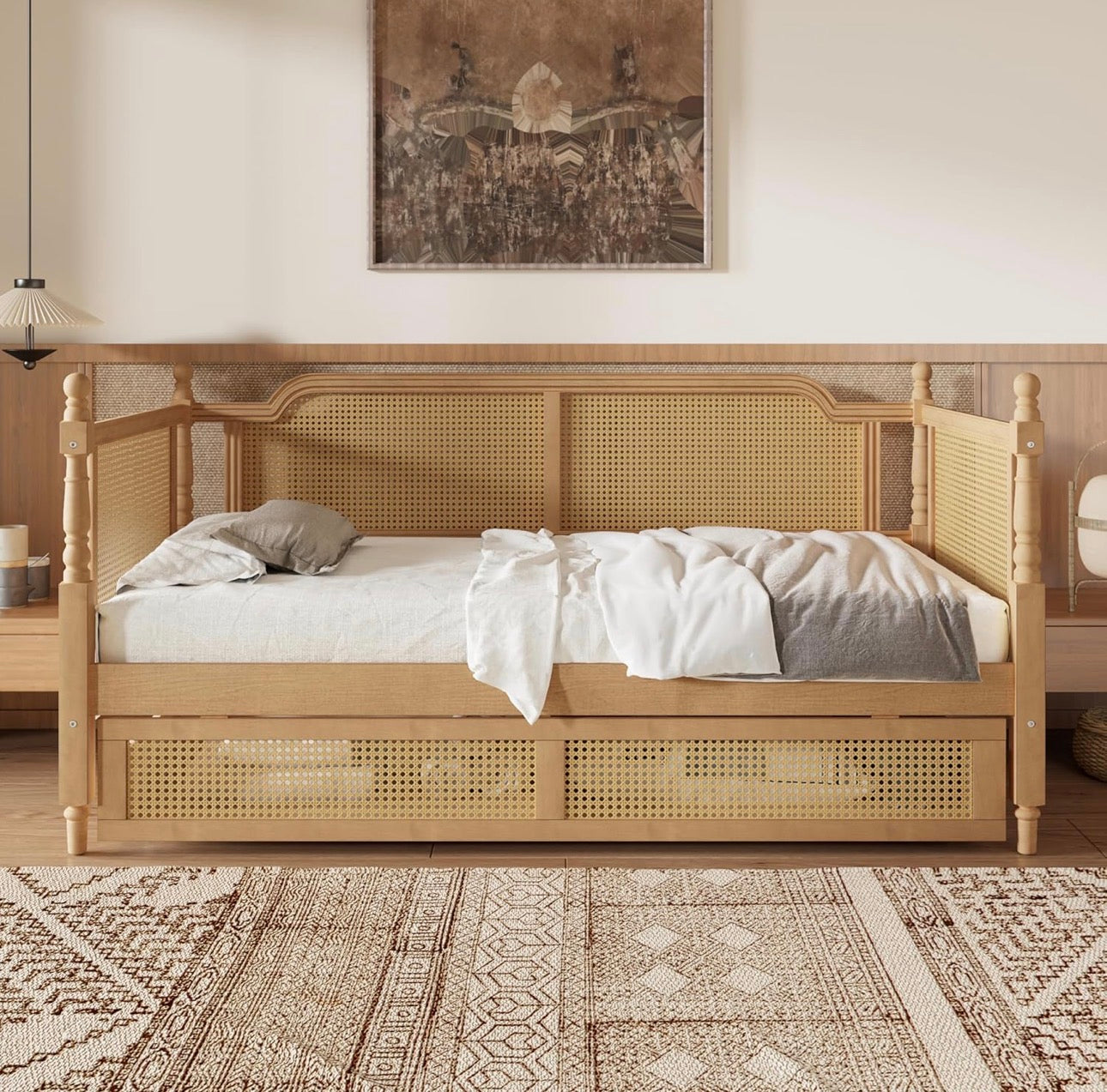 Cama Rattan Provence