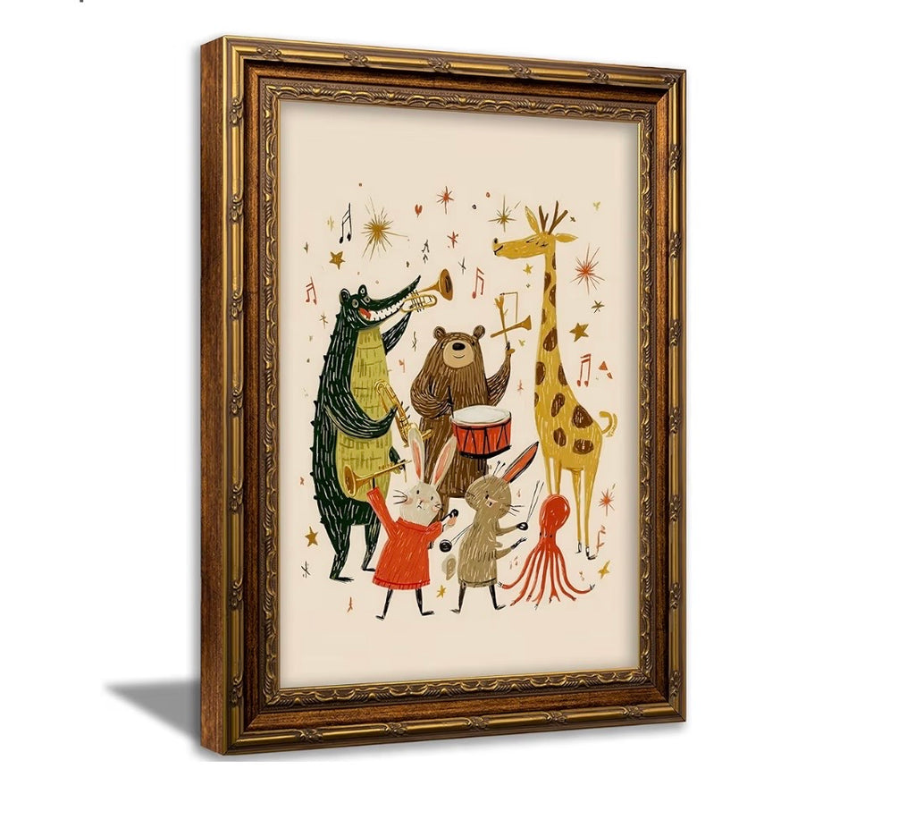 Cuadro Decorativo Musical Jungle