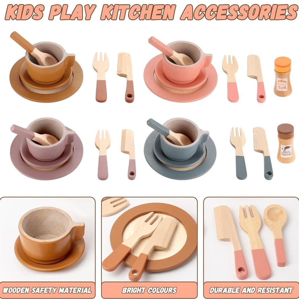 Vajilla de Madera Little Dine