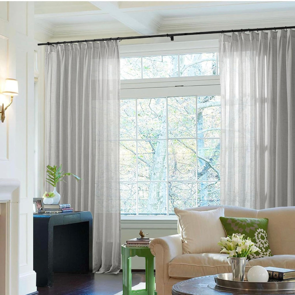 Set De Cortinas Gris Claro