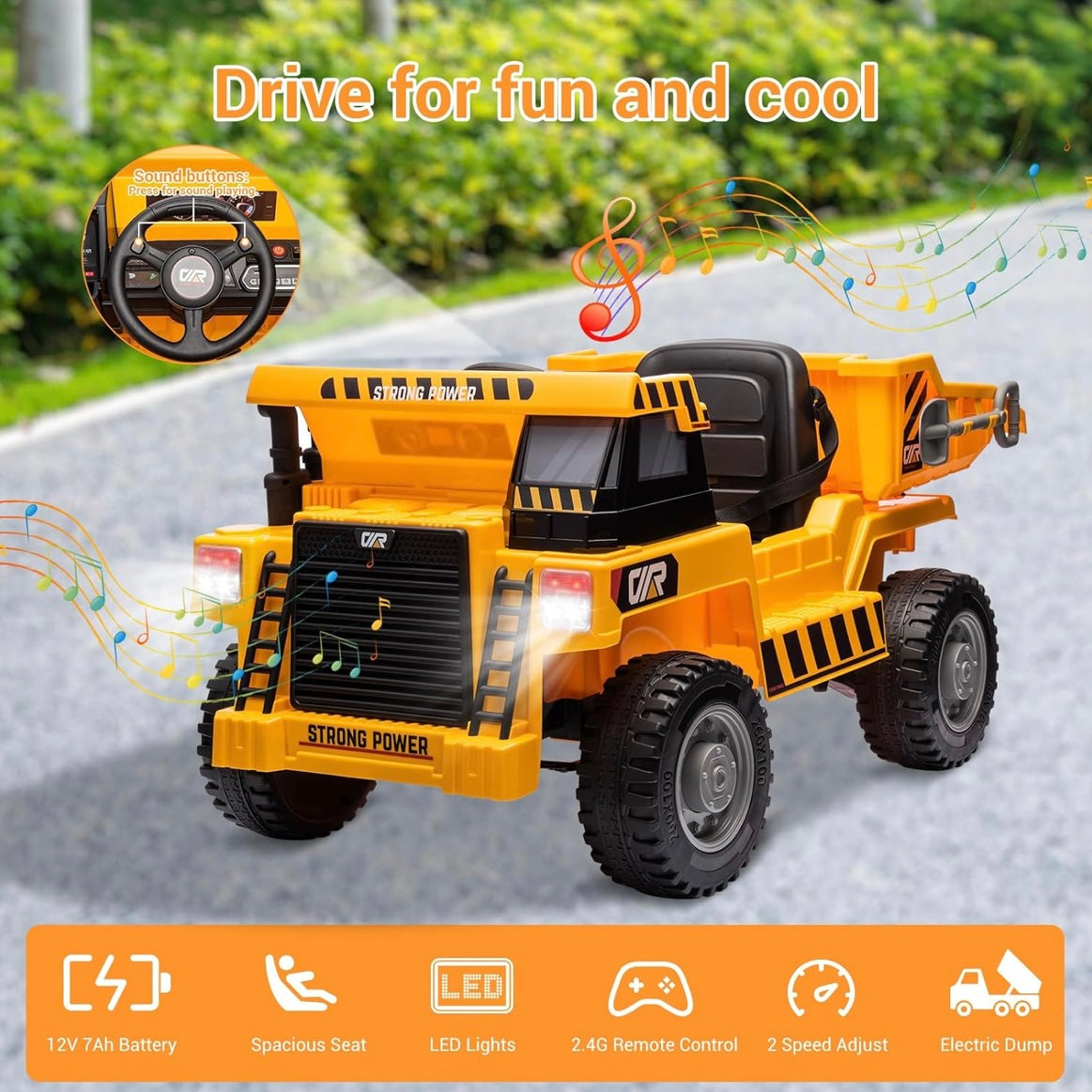 Camión Volquete Constructor Pro Kids