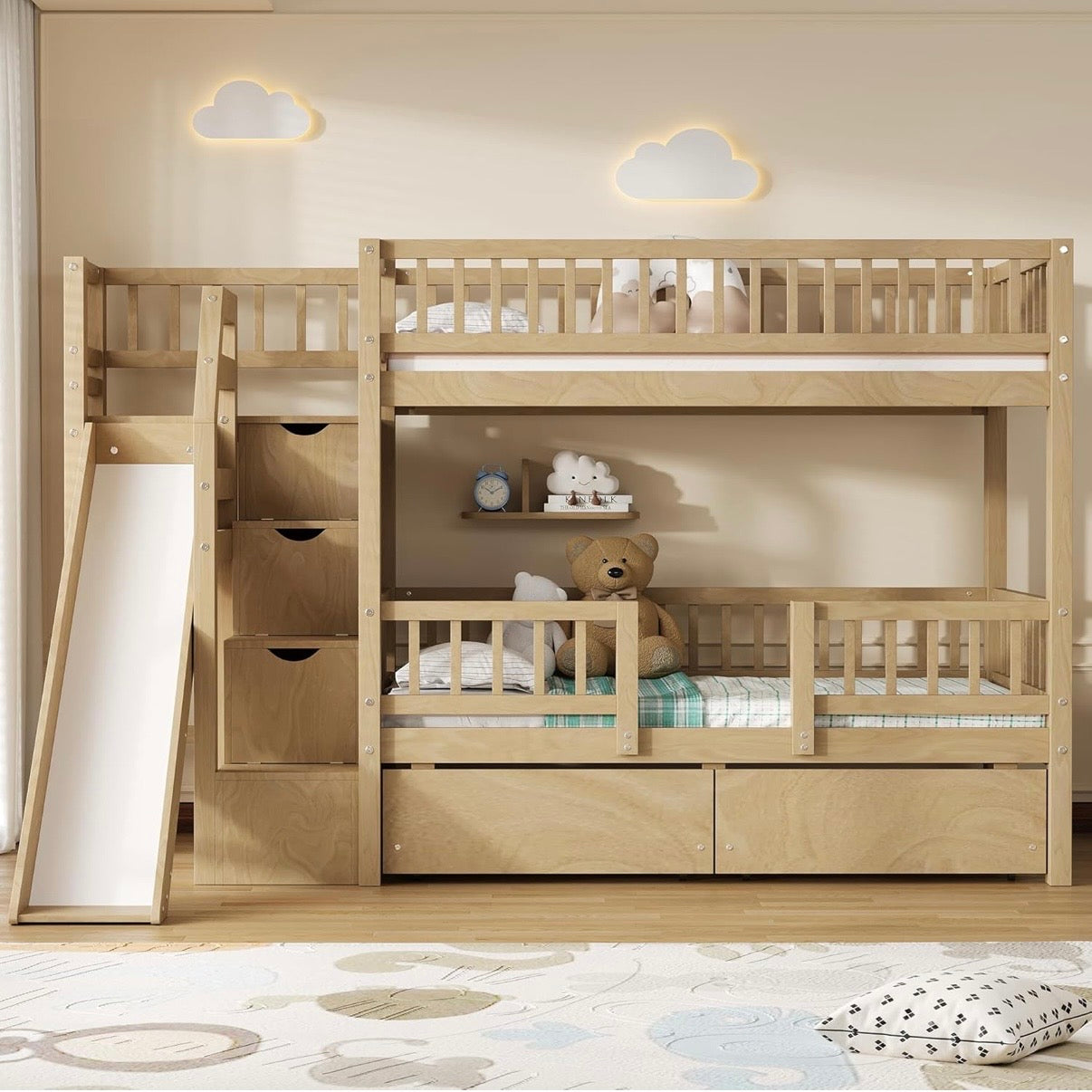 Cama Litera Avellana
