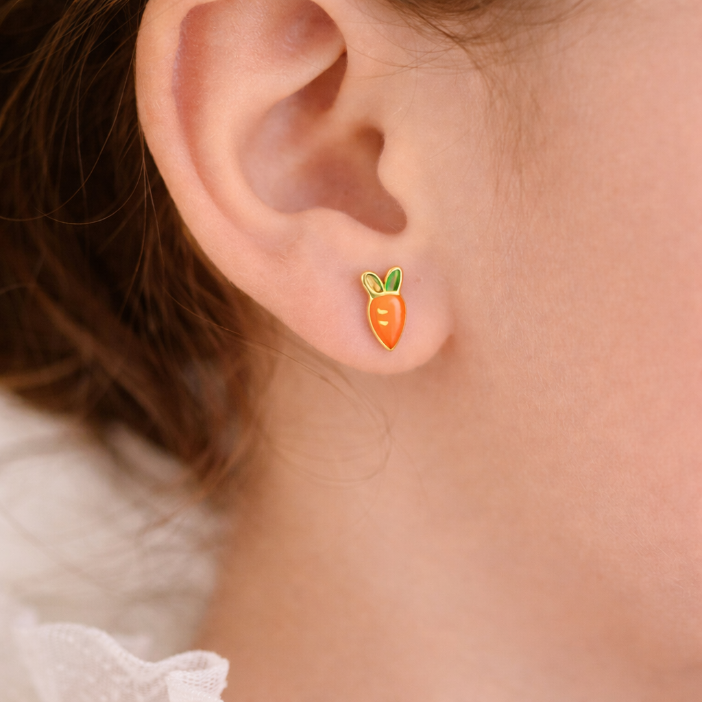 Aretes Bunny And Carrot