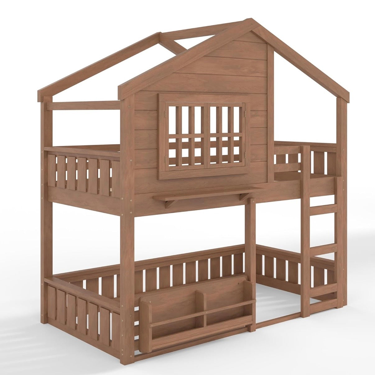 Cama Litera Casita Roble