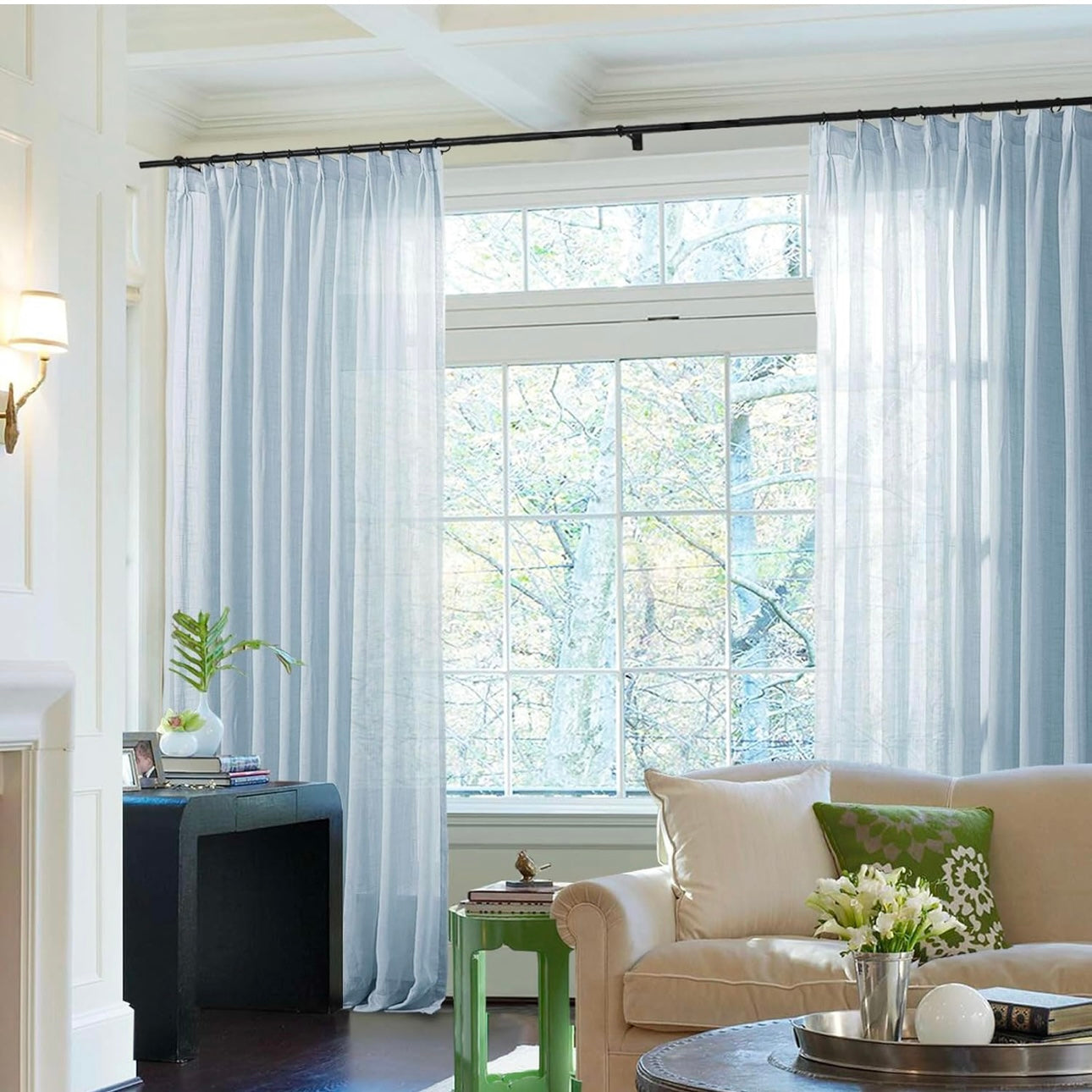 Set De Cortinas Baby Blue