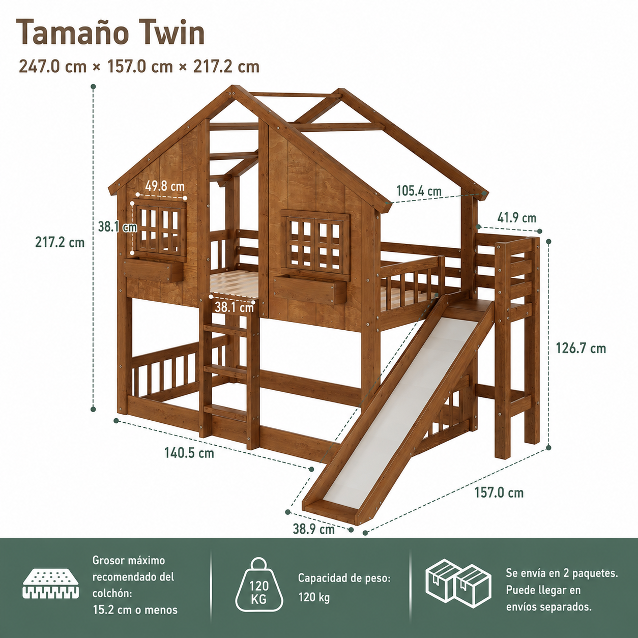 Cama Litera Timber House