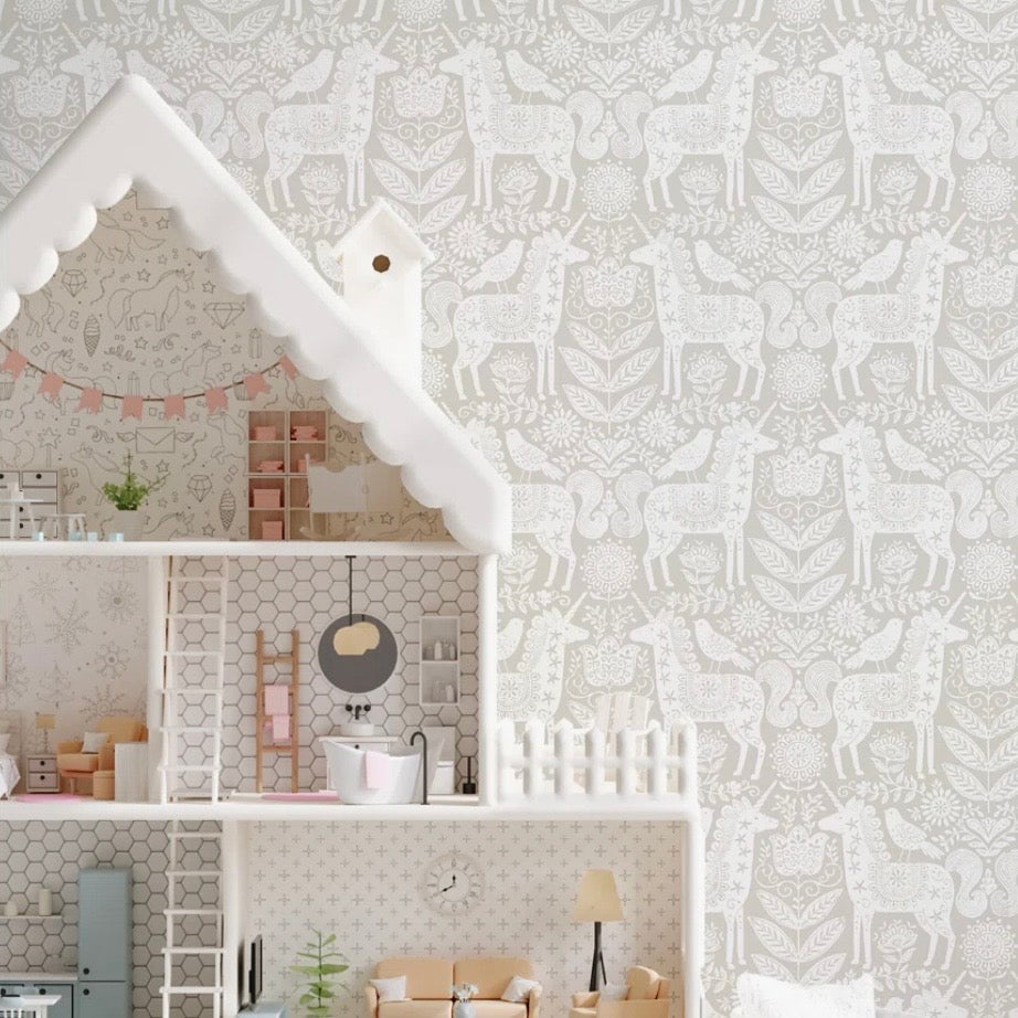Papel Tapiz Unicorn
