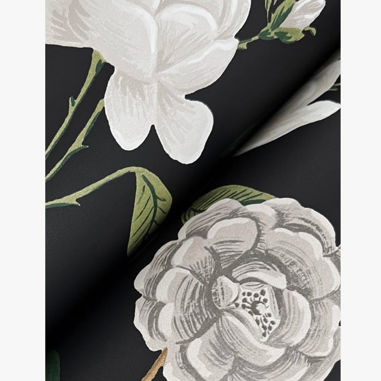 Papel Tapiz Midnight Rose Garden