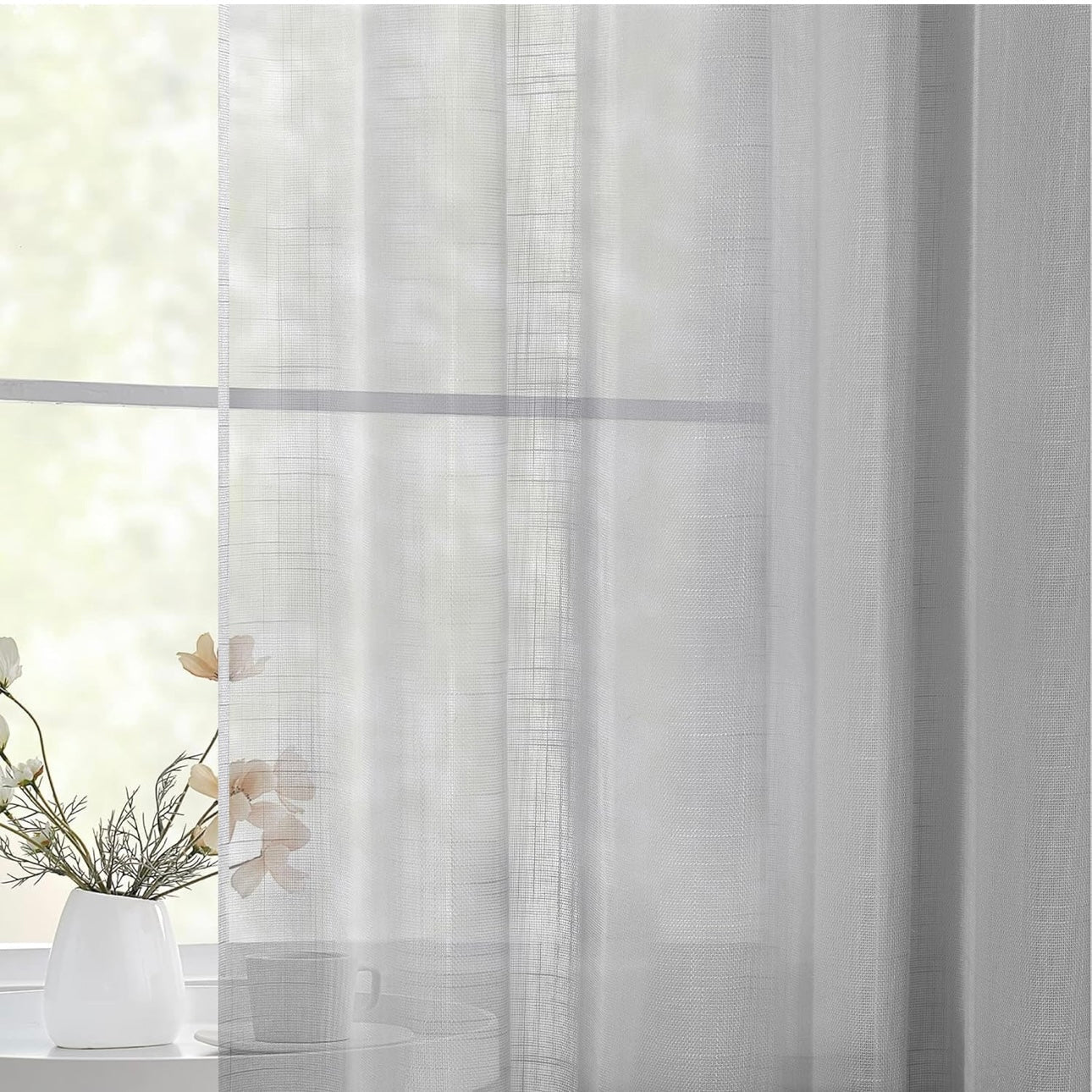 Set De Cortinas Gris Claro
