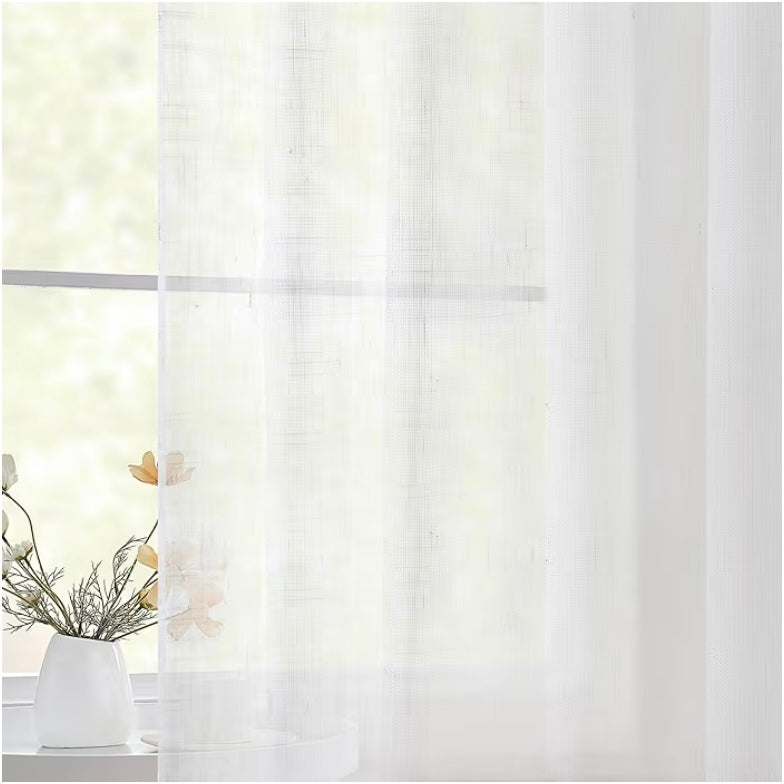 Set De Cortinas Natural