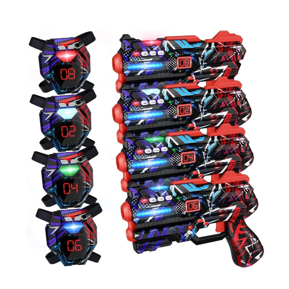 Set de Laser Tag Battle 4 Jugadores