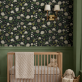 Papel Tapiz Midnight Rose Garden