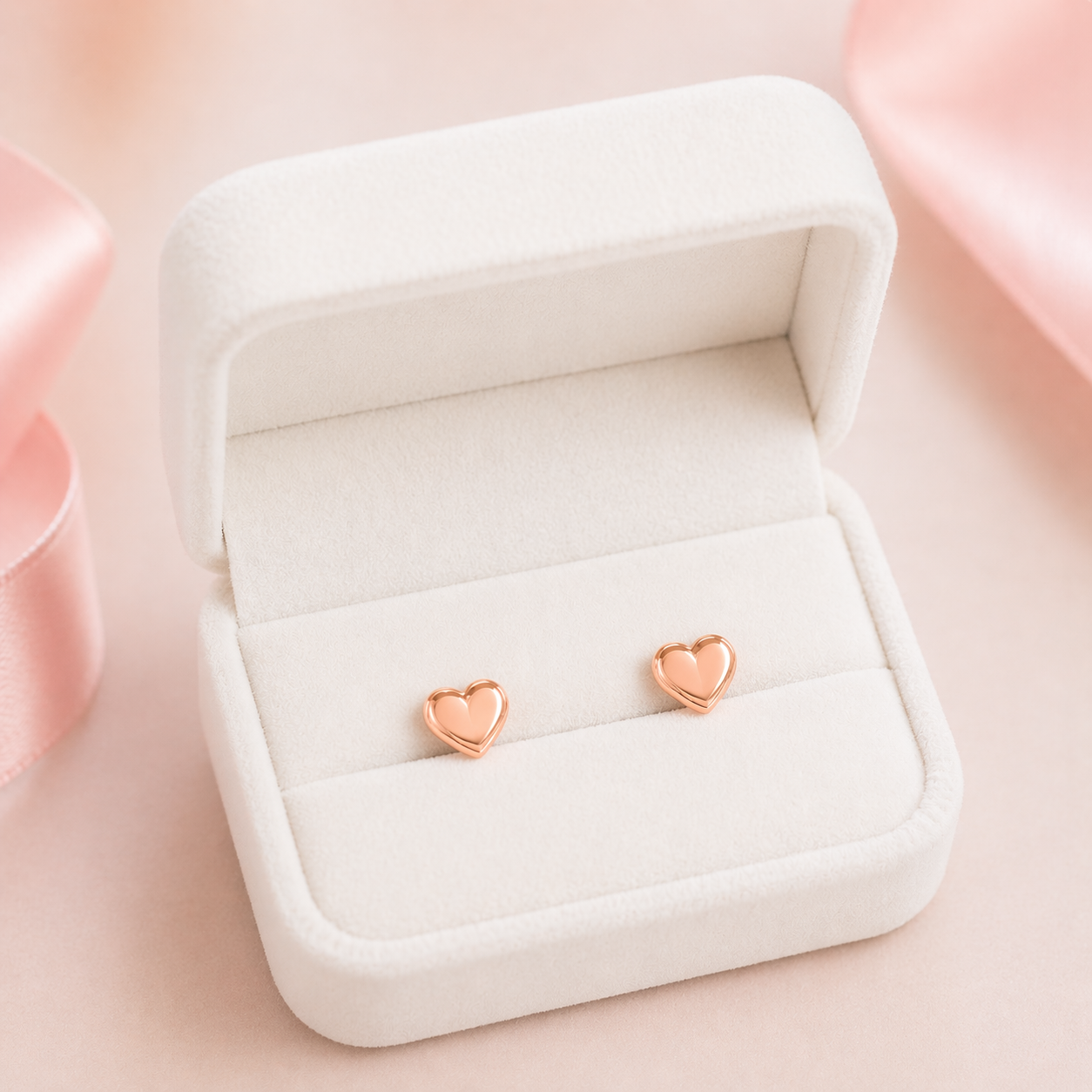 Aretes Pink Heart