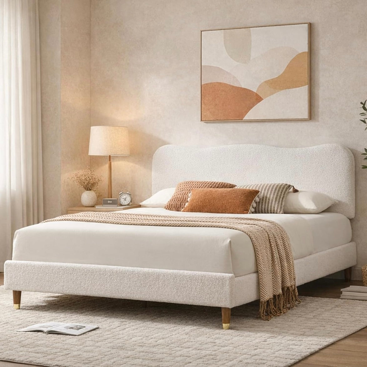 Cama Bouclé Curve