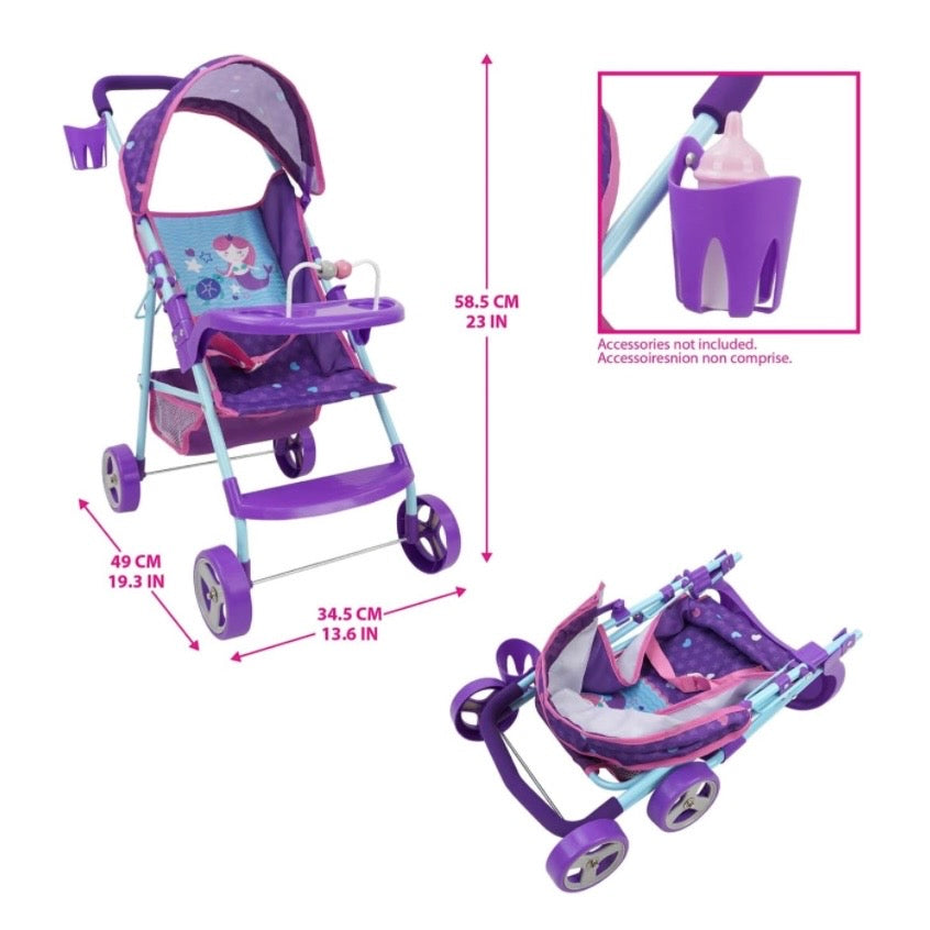 Carriola para Muñecas Mermaid