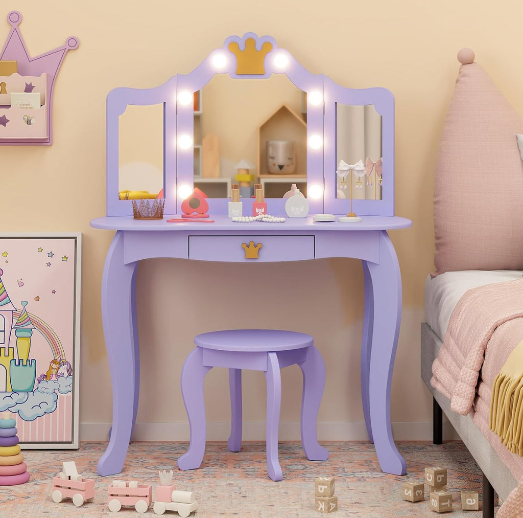 Tocador Y Taburete Princess
