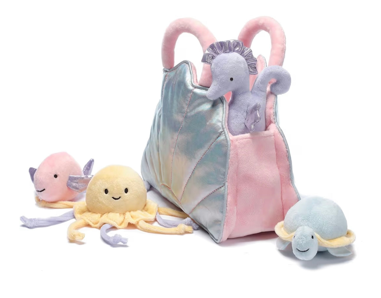 Bolsa Oceanita Concha con Animalitos