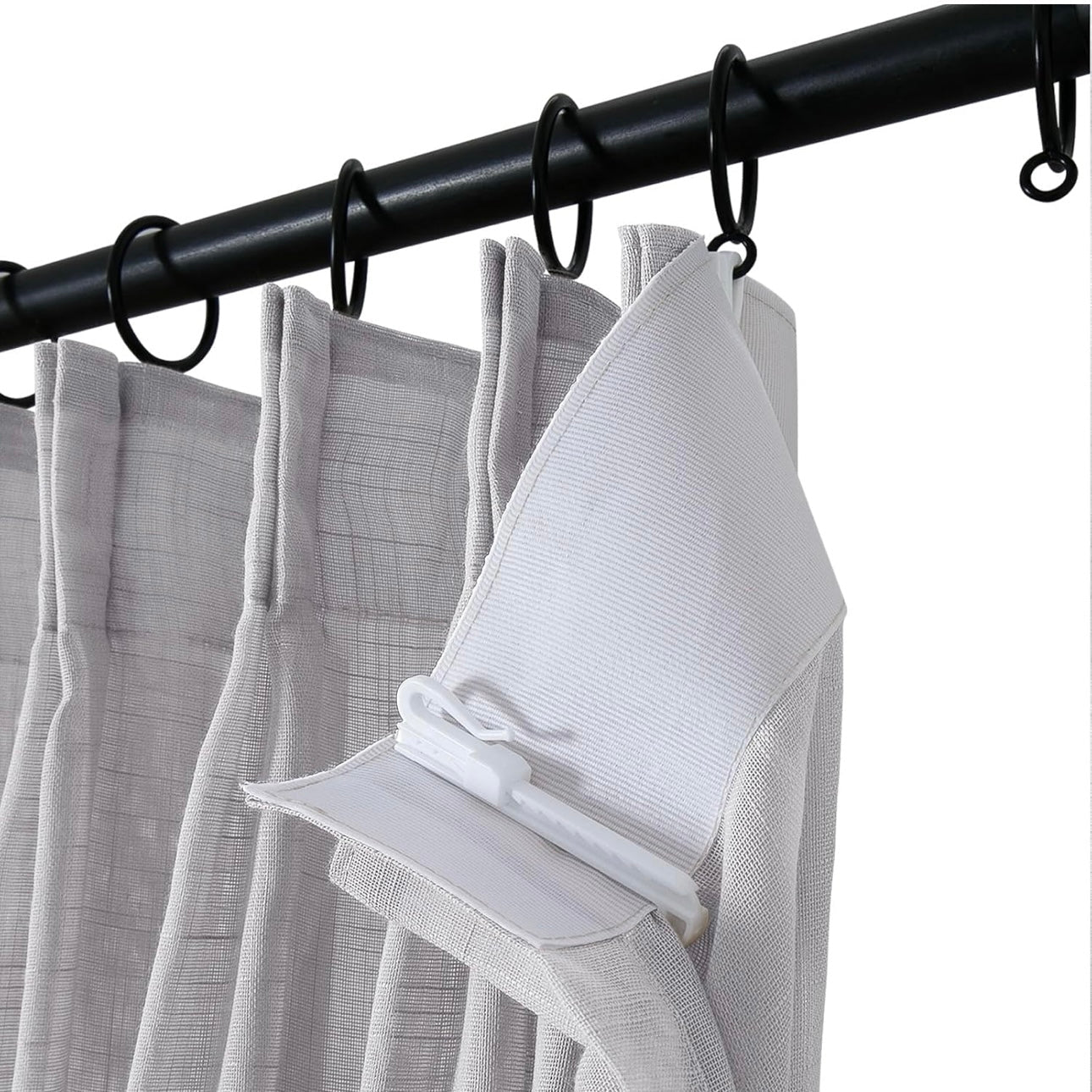 Set De Cortinas Gris Claro