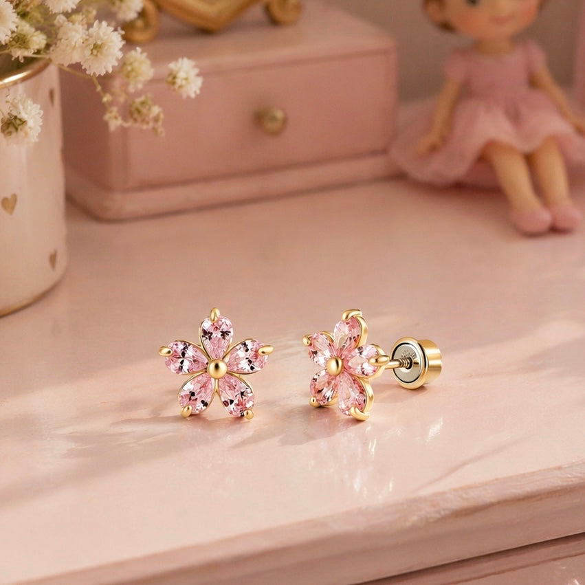 Aretes flor