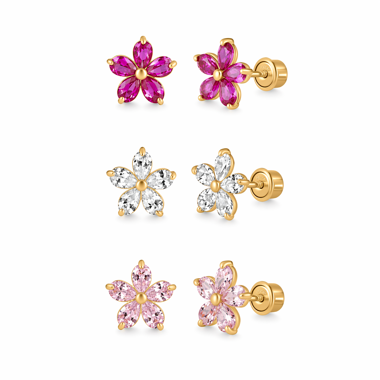 Aretes flor