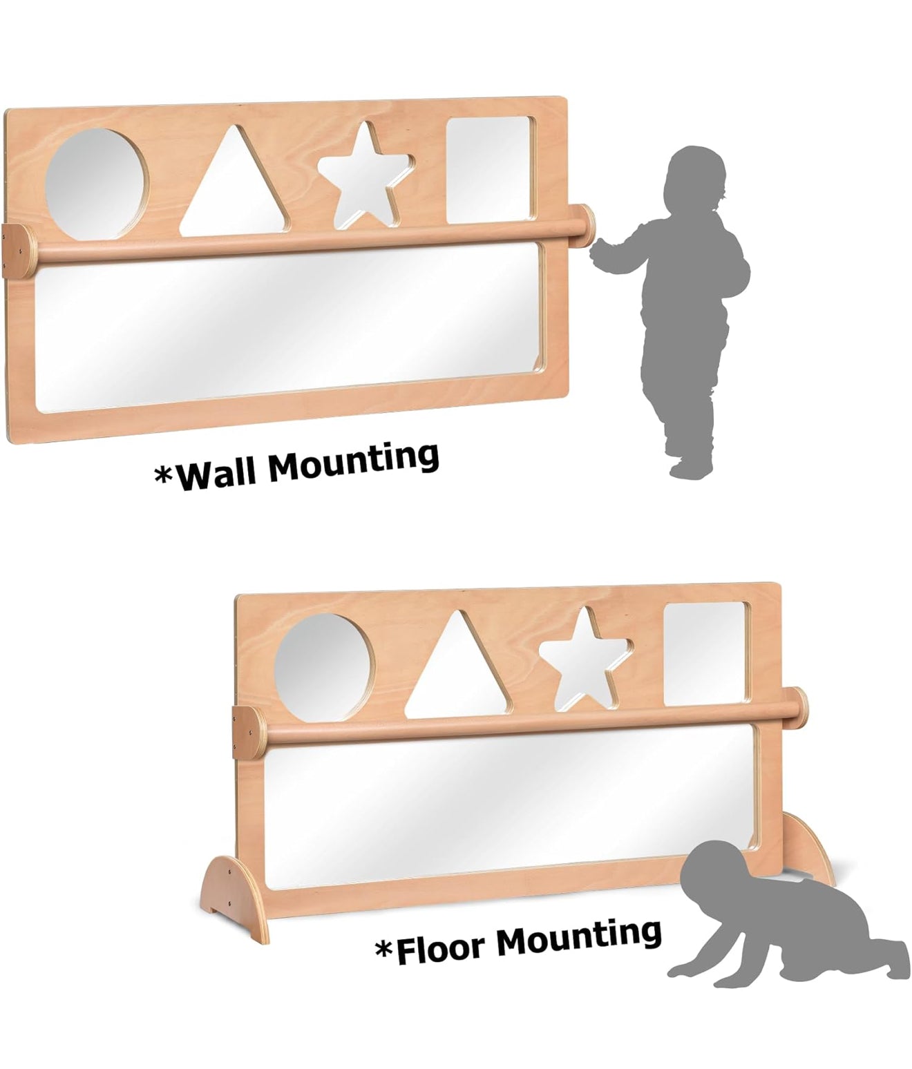 Barra Con Espejos Montessori