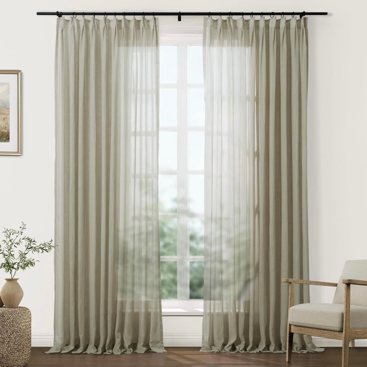 Set De Cortinas Arenisca