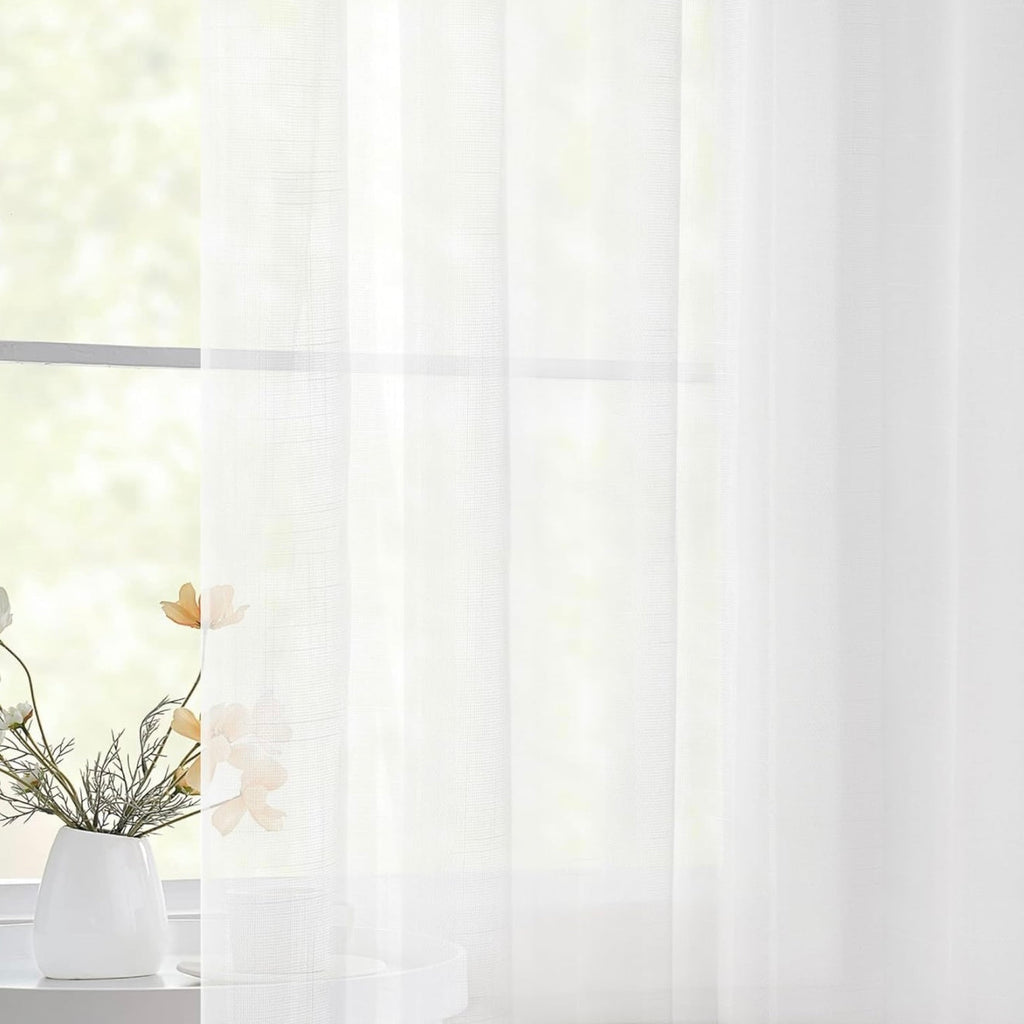 Set De Cortinas Blancas