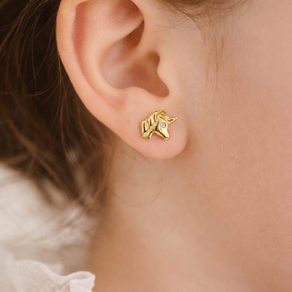 Aretes Unicornio