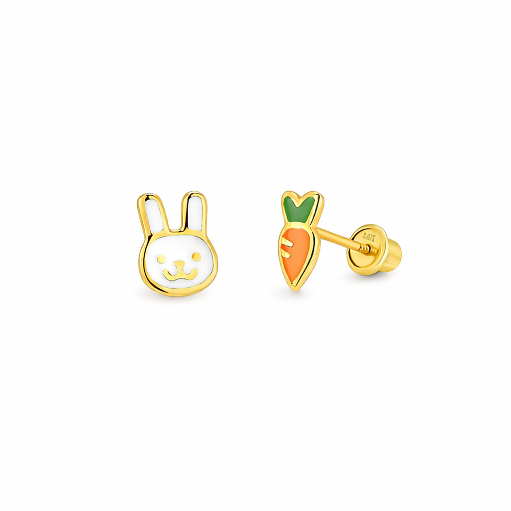 Aretes Bunny And Carrot