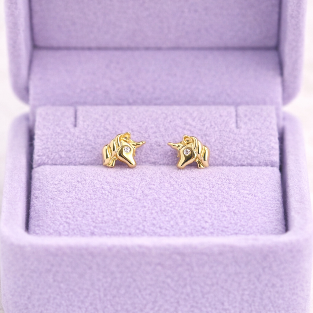 Aretes Unicornio