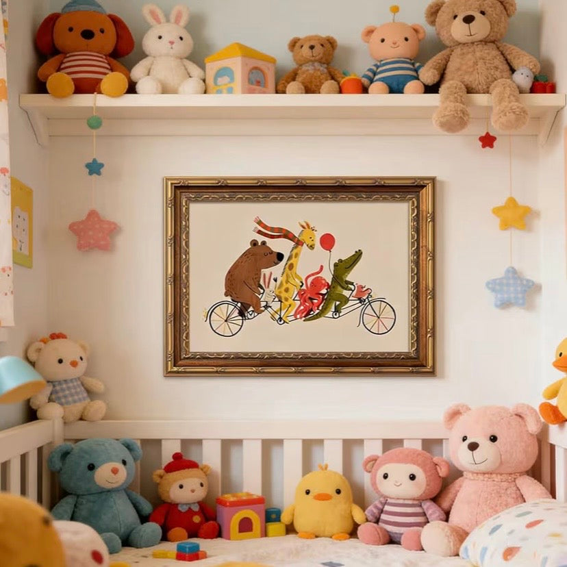 Cuadro Decorativo Ride Animals