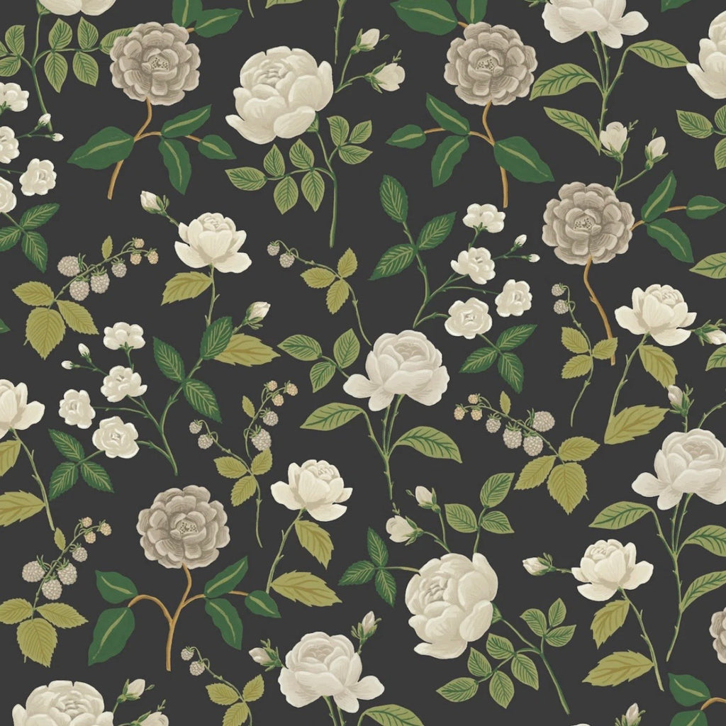 Papel Tapiz Midnight Rose Garden