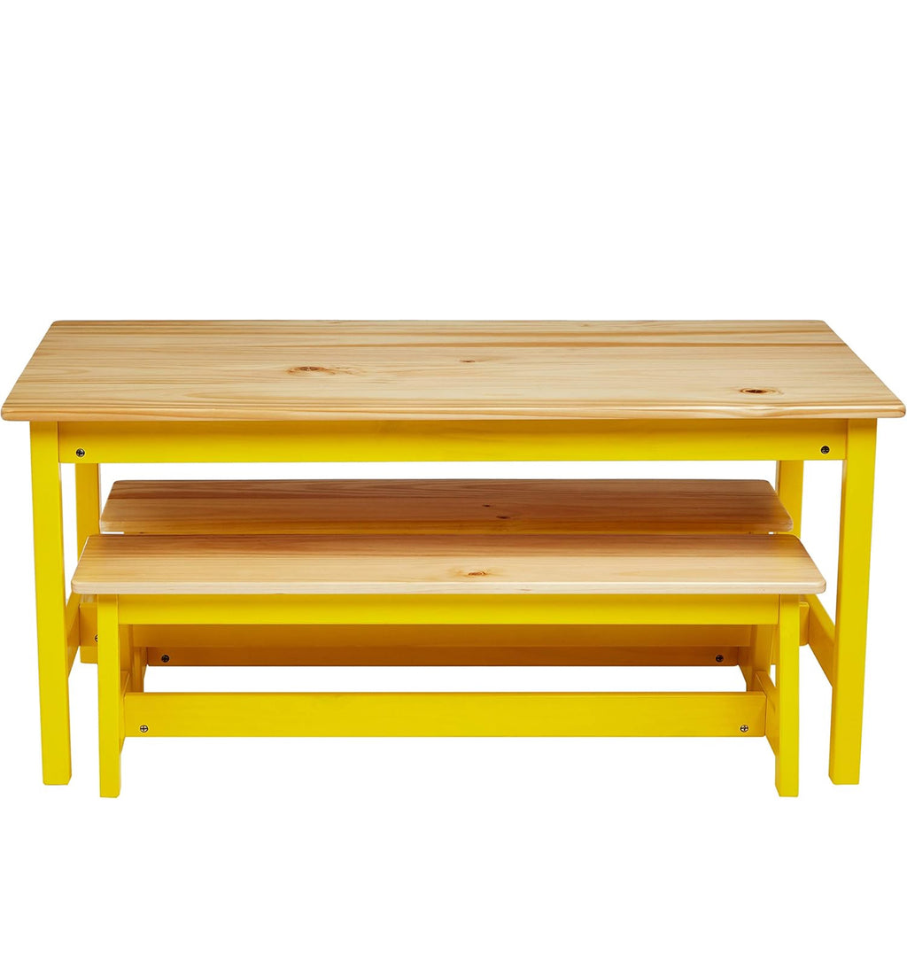 Set De Mesa Y Bancos Kidz