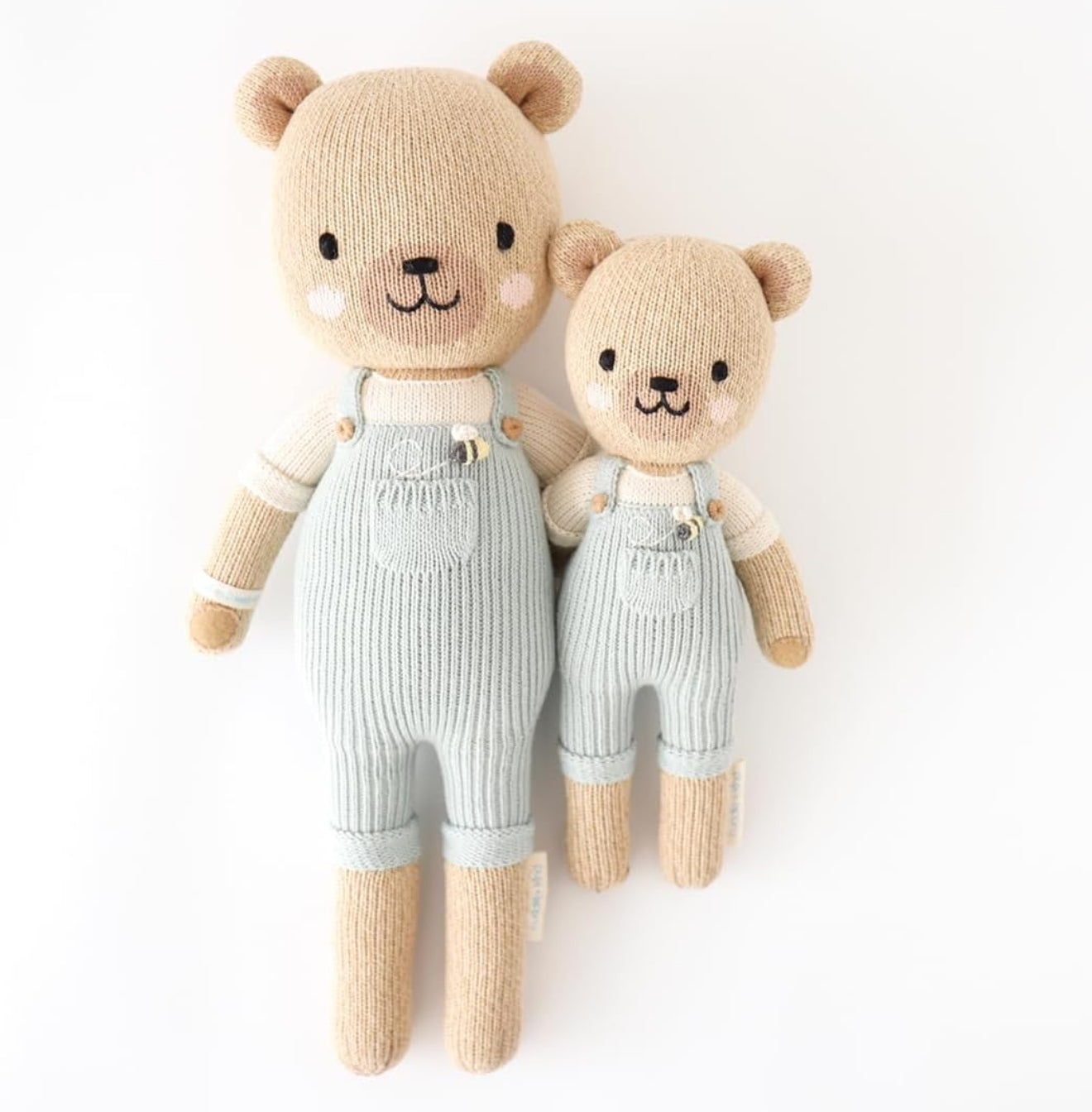 Osa y Oso Muñecos Tejidos