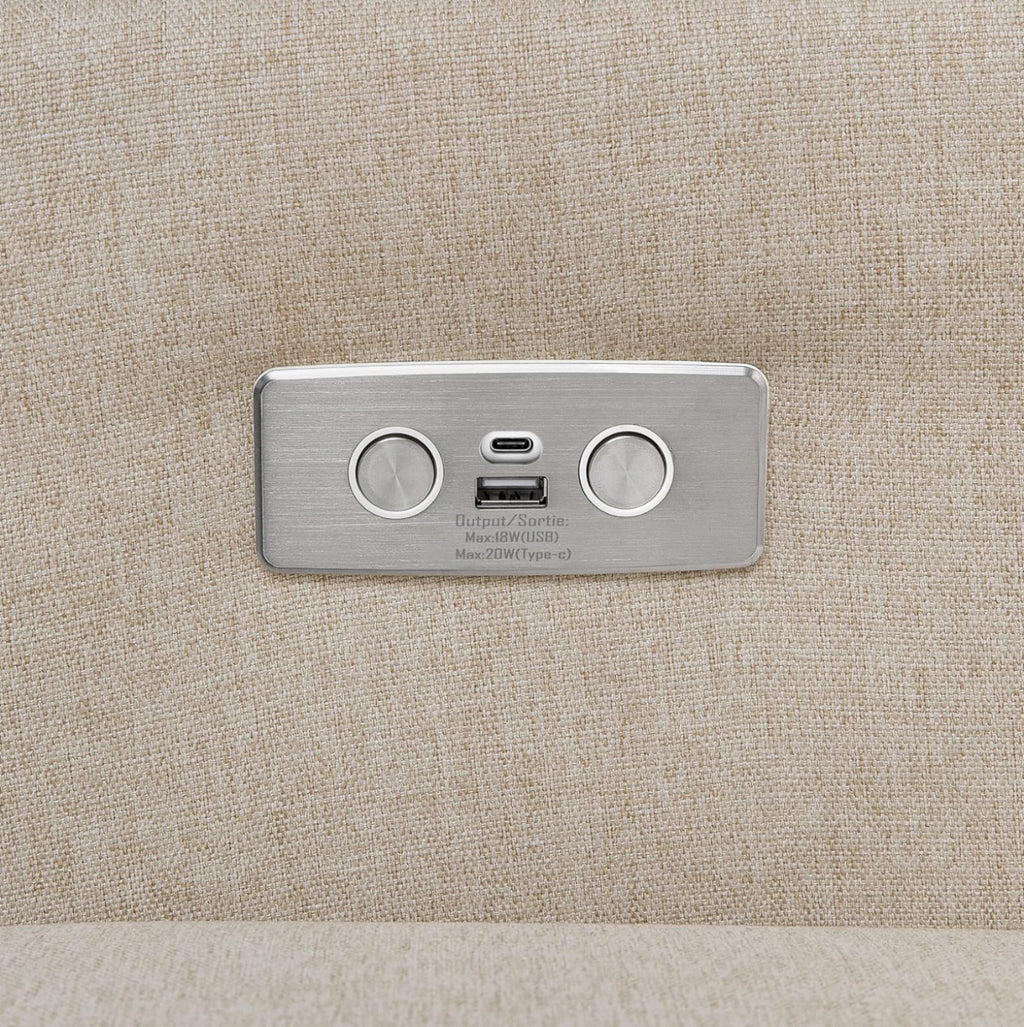Sillón Mecedora Garry Con Ottoman