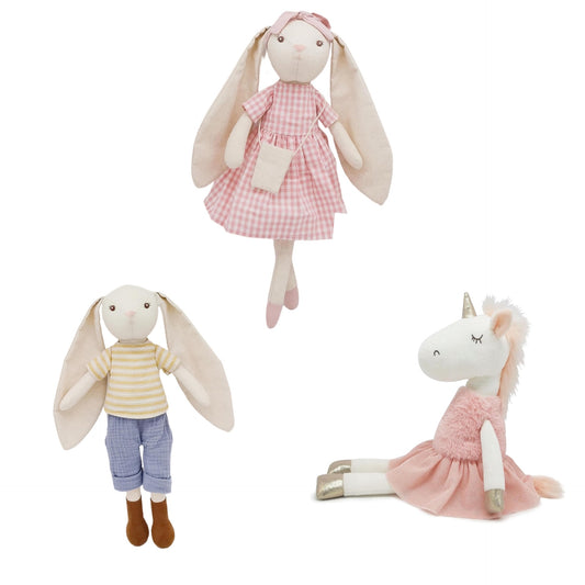 Muñecas Coneja Conejo Unicornio Varios Modelos