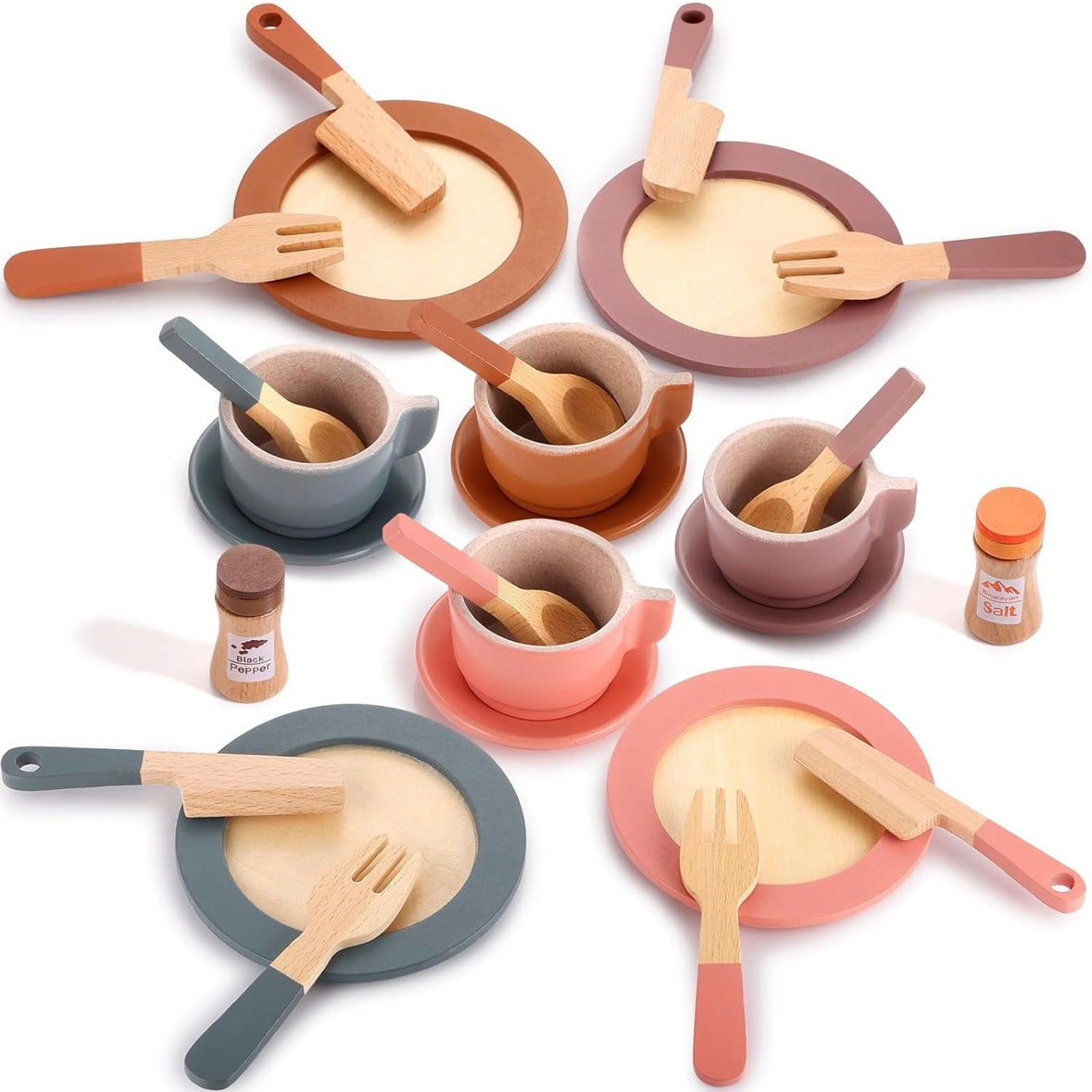 Vajilla de Madera Little Dine