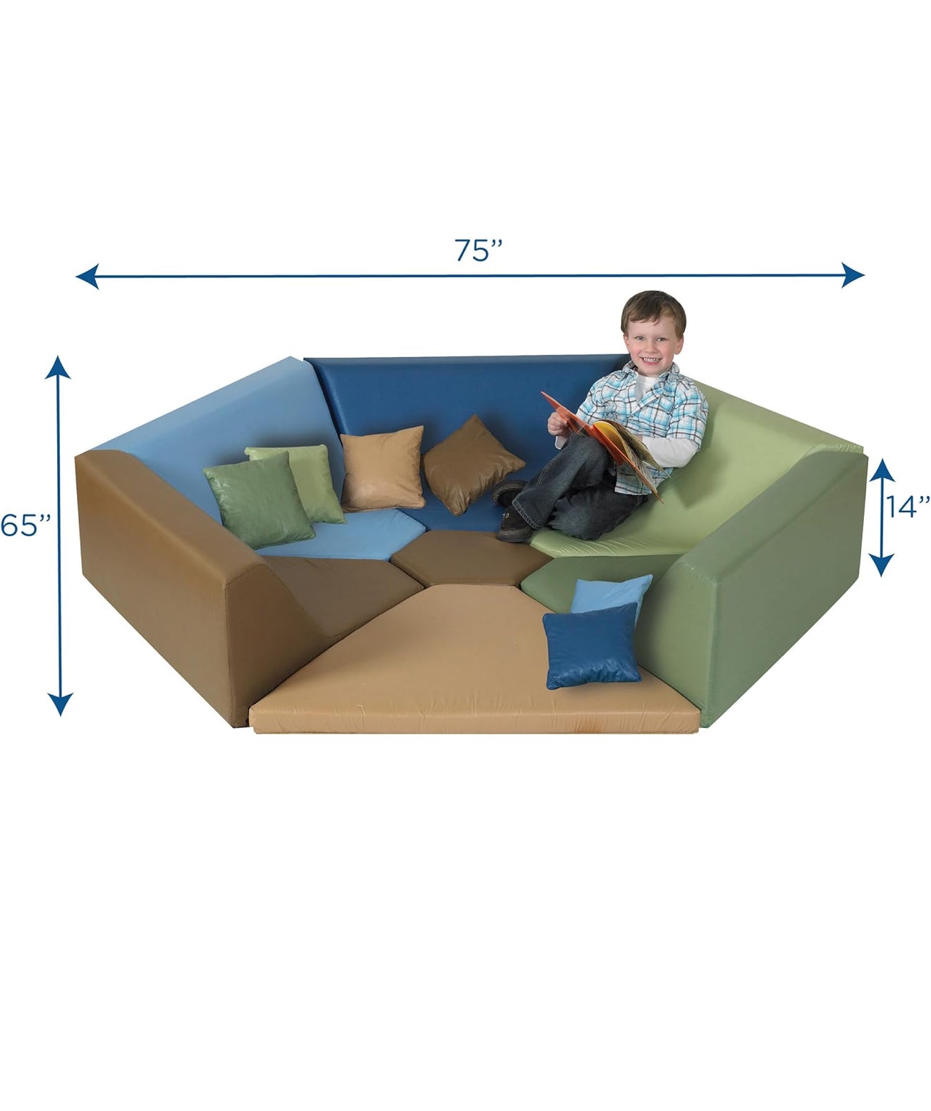 Sofá Modular De Lectura Woodland
